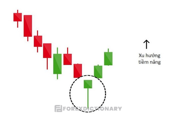 Chia sẻ đôi nét về nến búa Hammer là gì