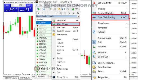 Đầu tư vàng tài khoản thông qua phần mềm MT4