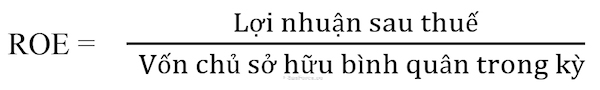 Phương pháp tính Return on Equity