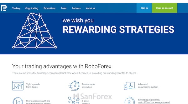 Sàn giao dịch RoboForex được cho ra mắt từ năm 2009