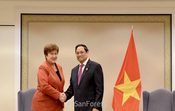 Thủ tướng Phạm Minh Chính tiếp Tổng Giám đốc IMF nhằm thúc đẩy hợp tác tài chính quốc tế